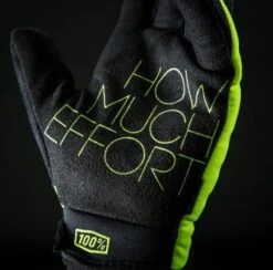 Guantes 100% Brisker - Endubikes -EBikes Accesorios 10006 004 guantes invierno 100 brisker neon yellow fluo 4 e1675068712880