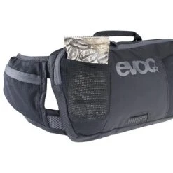 Todo Vuelve! Riñonera EVOC Hip Pack Race Negro -EBikes Accesorios 102505100 HIP POUCH 1l dt03 medium
