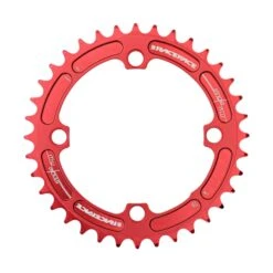 Plato RACE FACE NARROW WIDE 104 Mm Rojo - Endubikes