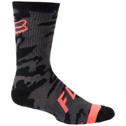 Calcetines FOX 8" Defend Negro / Camo - Endubikes