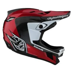 TROY LEE DESIGNS D4 Carbon MIPS Corsa SRAM -EBikes Accesorios Casco TROY LEE DESIGNS D4 Carbon MIPS Corsa SRAM Red 14 scaled 1