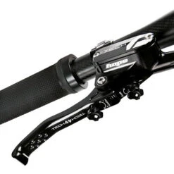 Freno HOPE TECH 3 V4 Con Latiguillos Metálicos!! -EBikes Accesorios Frenos HOPE Tech 4 V4 latiguillo metalico Negro 2