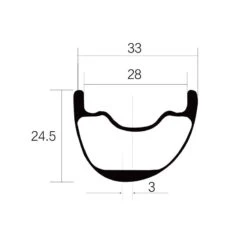 Llanta De Carbono Grafeno Yishun ASD 933 XC - Endubikes -EBikes Accesorios Llanta de carbono Yishun ASD 933 XC Graphene Series 1