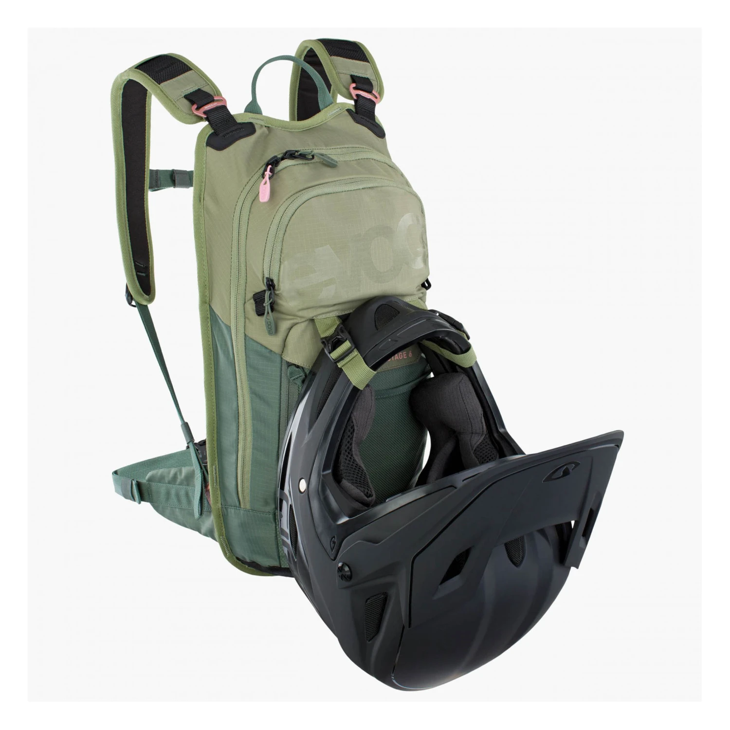 Mochila EVOC STAGE 6 Light Olive - Endubikes 8 Mochila EVOC STAGE 6 Light Olive - Endubikes - Imagen 6