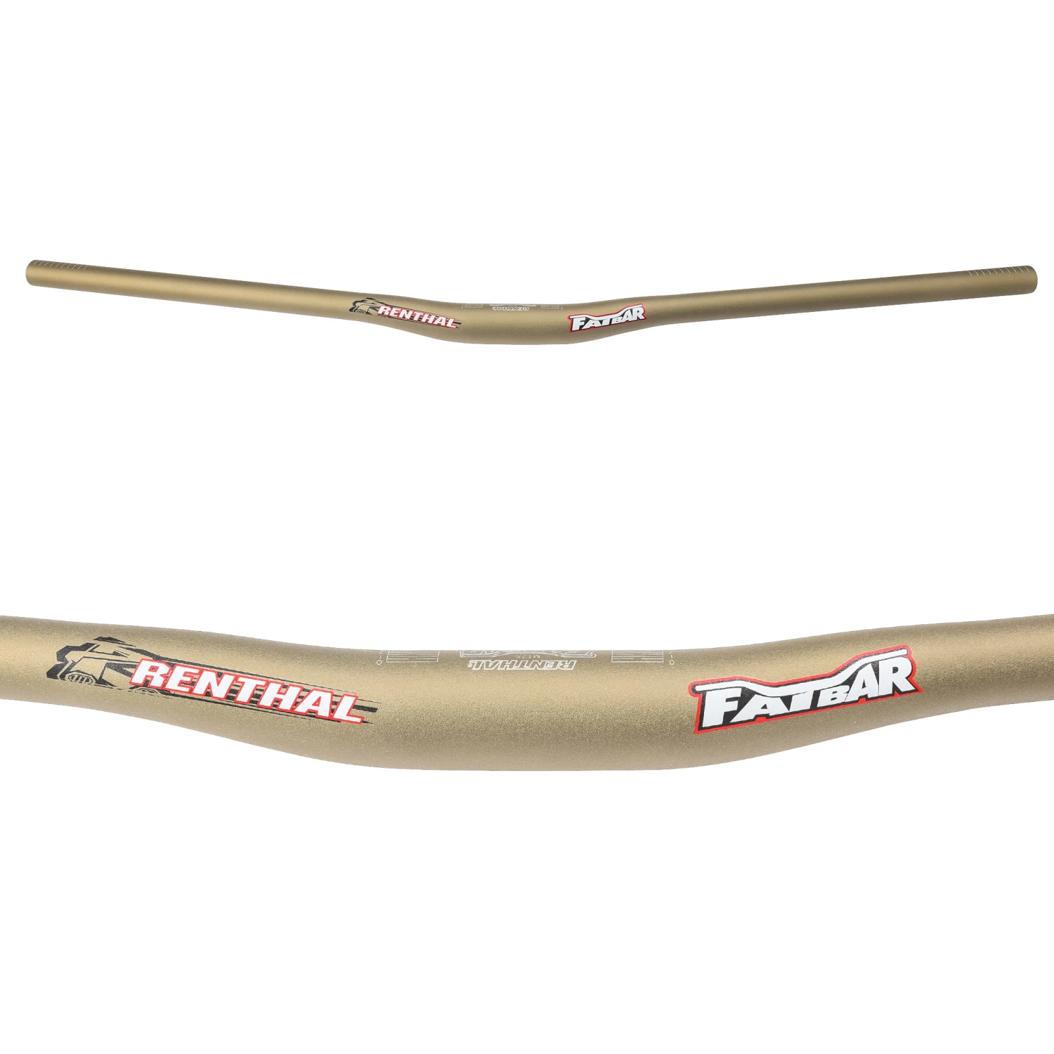 Renthal Fatbar Aluminio Gold - Endubikes 4 Renthal Fatbar Aluminio Gold - Endubikes - Imagen 2
